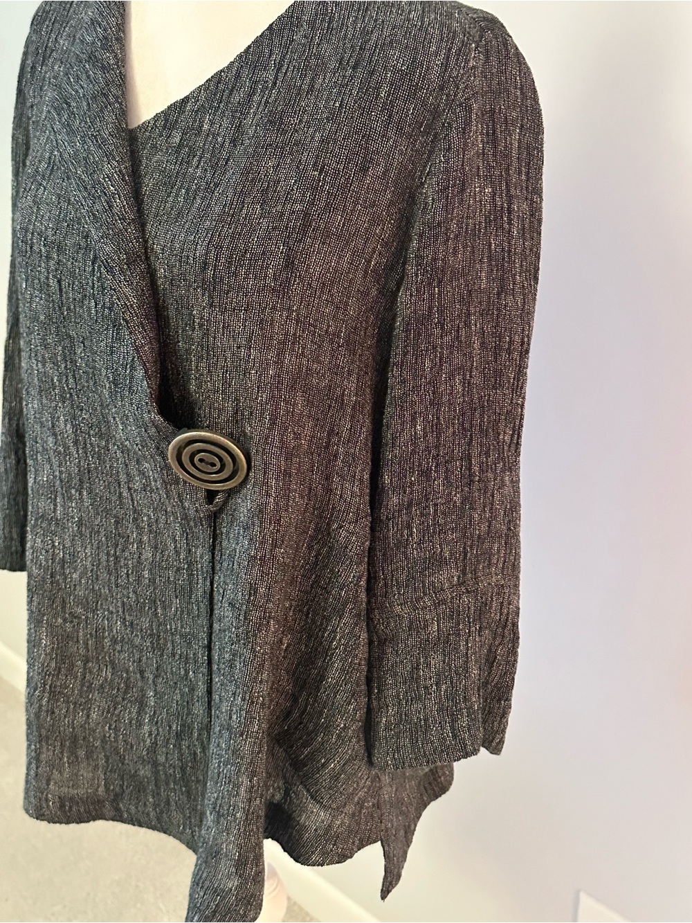 Connie Black & Tweed, Textured Blazer Jacket Size S